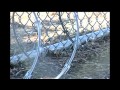 Video for how to get through police razor wires