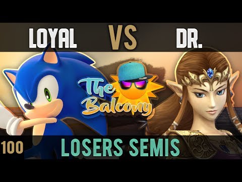 PM @ the Balcony 100 - Losers Semis ft. Loyal (Sonic) VS R3|Dr. (Zelda)