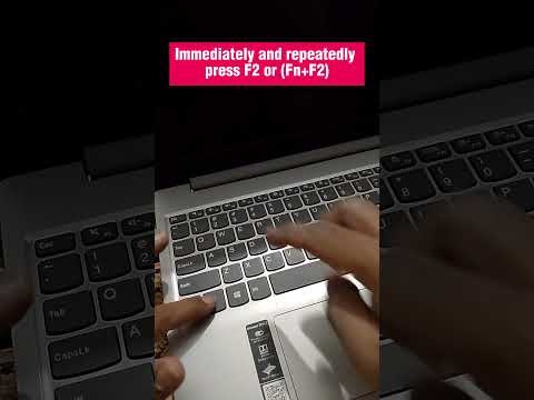 How to Open BIOS in Lenovo Laptop using Shortcut Key in 5 SECONDS