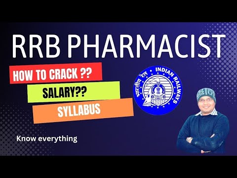 RRB Pharmacist 2024 Complete Course: Pharmacy Legislation, Pharmacology & Pharmaceutics
