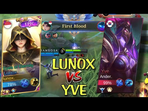 Hard Against Yve With Lunox In Mid Lane ?? Watch This Lunox Gameplay !! Mobile Legends: Bang Bang