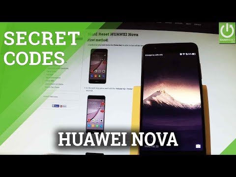 Codes in HUAWEI Nova - Advanced Settings / Tricks / Hidden Menu