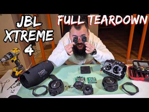 FULL Teardown JBL Xtreme 4 VS JBL Xtreme 2