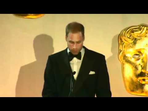 US Royal visit  2011- William makes Colin Firth gag in Hollywood speech