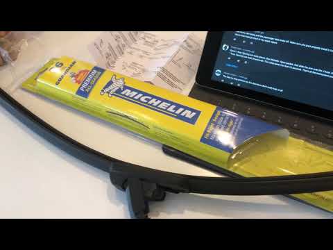 Installation Michelin wiper blade - YouTube