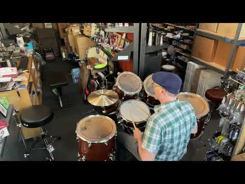 Ludwig Pro Beat Shell Pack, 1970s, 3 Ply, Mahogany Cortex image 17