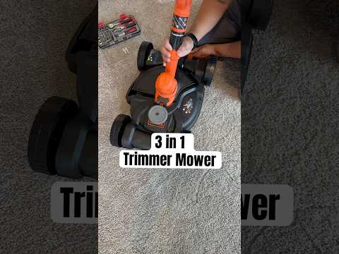 Versatile Mowing | 3 in 1 Black and Decker Trimmer Mower