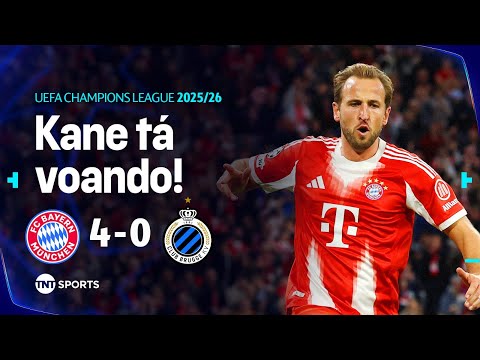 Gols e lances de Bayern x Club Brugge