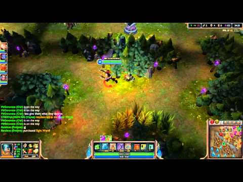 Top lane: Olaf vs Pantheon