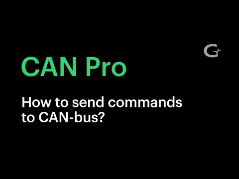 How to send commands to the CAN-bus?  | Lesson 10