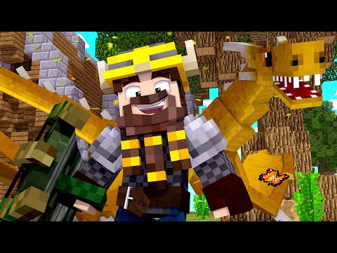 Minecraft: INICIO DA AVENTURA COM DRAGÕES! - MUNDO VIKING Ep. 1 ‹ DENGOSO ›