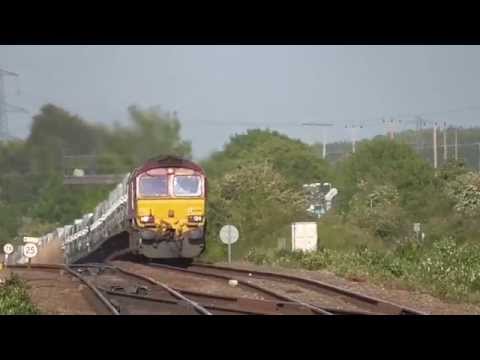 DB schenker 66204  Portbury to Mossend loaded car train