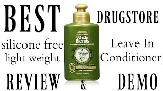 BEST SILICONE FREE Leave In Conditioner from the DRUGSTORE?! ~ REVIEW + DEMO