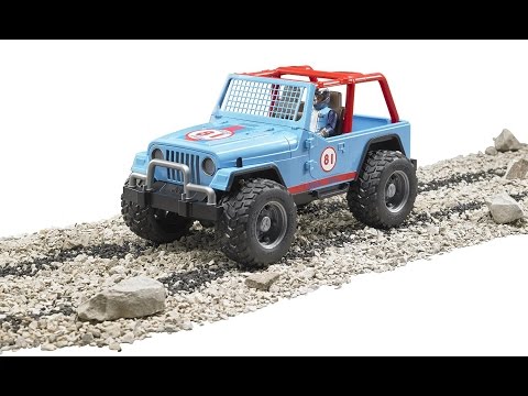 Bruder RC / Jeep Cross Country Racer orange mit Rennfahrer