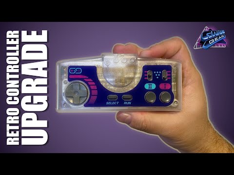 Refurbishing a PC Engine controller with GrafxGear accessories.