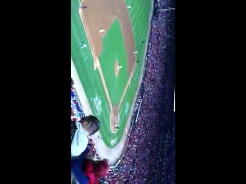 Final 3 outs of Game 7 of the 2011 World Series