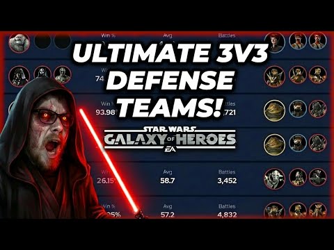 Best 3v3 GAC Defense | Easy Holds & Banners