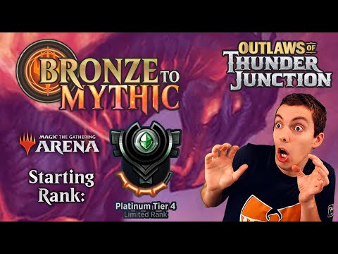 💿 Bronze To Mythic: Episode 9 - Starting Rank: Platinum 4 - MTG Arena:🤠Outlaws Of Thunder Junction 🤠