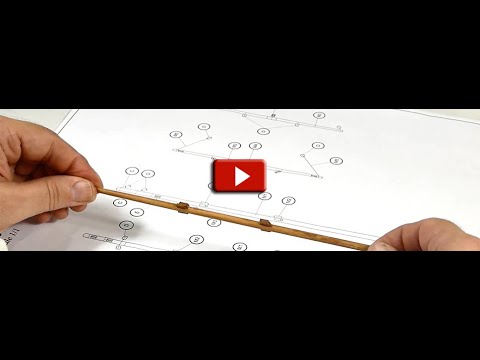 PALOS 44- Como hacer el macho del bauprés y estrobos. BUCCANEEER