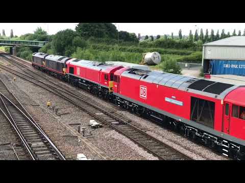 Toton - Butterley Loco Convoy. Trowell Jnc 15/6/18