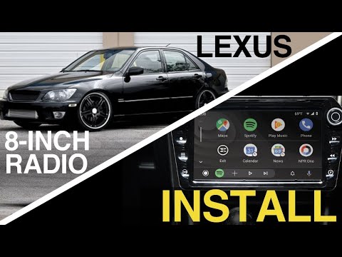 2001 Lexus IS300 Radio Install & Dash Removal - Stinger Elev8, 8-inch Touchscreen
