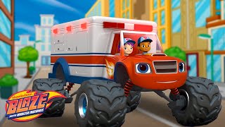 Ambulance Blaze's BEST Rescues & Missions! 🚑 w/ AJ & Gabby | Blaze and the Monster Machines