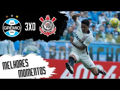 Grêmio 3x0 Corinthians - Melhores Momentos - Campeonato Brasileiro 2016