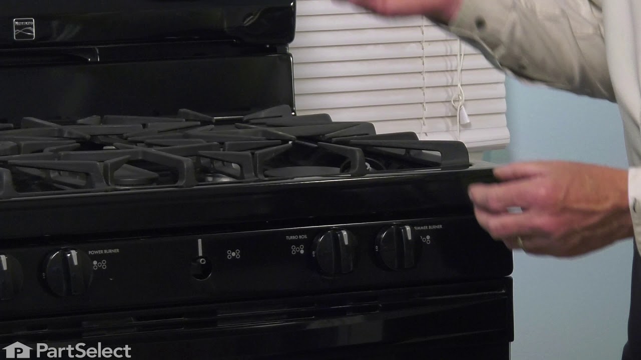 Replacing the Burner Knob - Black