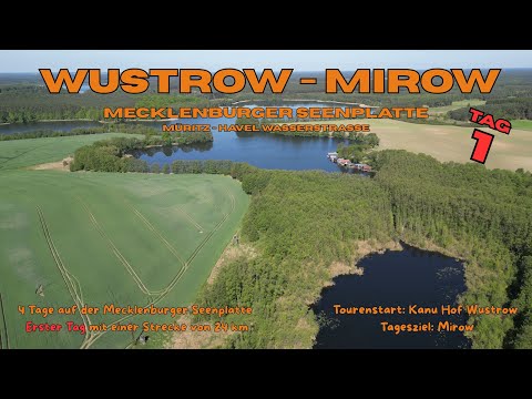 Mecklenburger Seenplatte I Tag 1 von 4 I Von Wustrow nach Mirow I Müritz - Havel Wasserstraße.