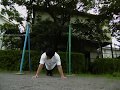 Reverse grip 30 Muscle ups+100 Push ups+10 Muscle ups 逆手マッスルアップ30回+腕立て伏せ100回+マッスルアップ10回