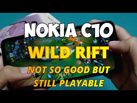 League of Legends Wild Rift in Nokia C10 (Hand Cam)