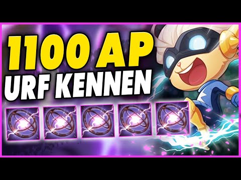 5 SPELLBINDERS URF KENNEN = 1100 AP BURST WTF?! - League of Legends