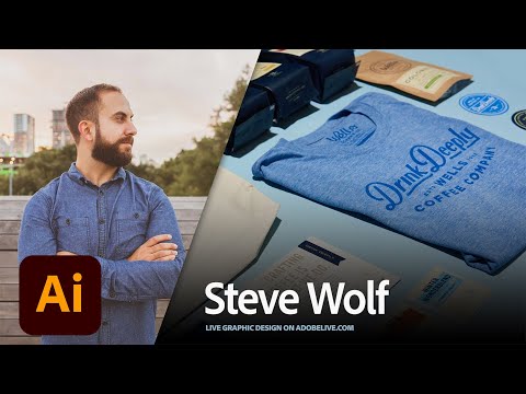 Live Graphic Design with Steve Wolf 1/3 | Adobe Creative Cloud