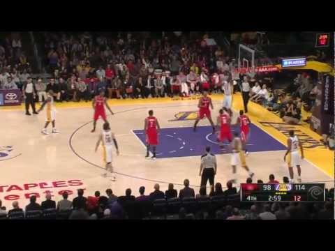 2012.11.18 G10火箭Rockets vs 湖人Lakers Highlights [HD]