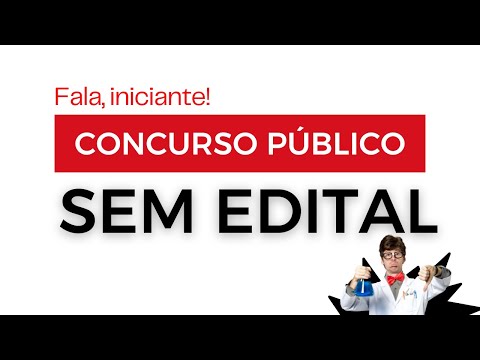 Estudar sem edital #Concursopublico