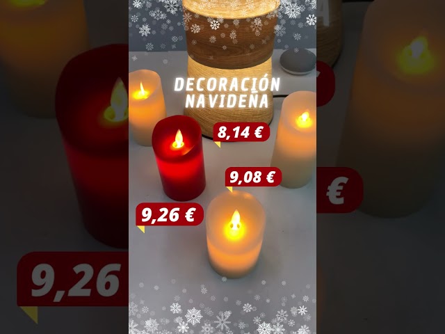 Vídeo relacionado con YiYFiT Velas votivas LED rojas con purpurina, funciona con pilas, velas falsas, velas de té sin llama, regalos para fiestas en casa, bodas, Halloween, decoración navideña (6 unidades)