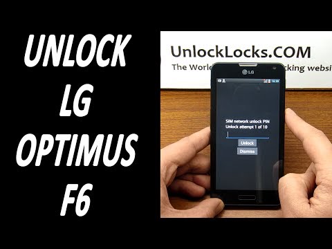 How To Unlock LG Optimus F6 by unlock code. (All networks, carriers, and versions supported)