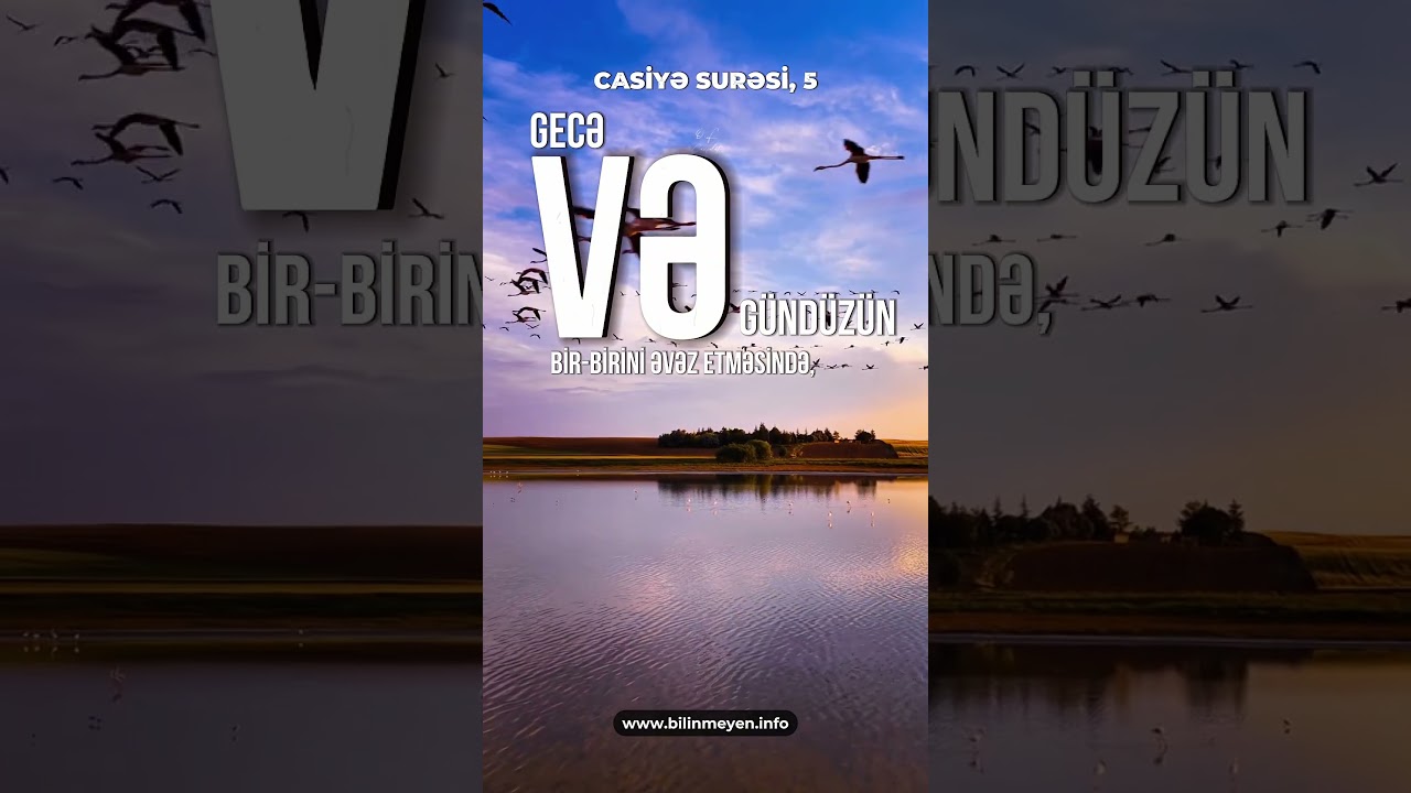 Casiyə surəsi, 5-ci Ayə #casiyə #quran #qurandinle #təfsir #Allah