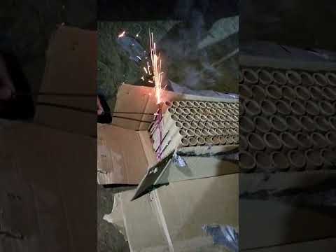 120 shot sky fireworks 🎆💥 #diwalispecial