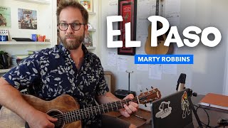 El Paso • Guitar lesson w/ intro tab &amp; chords (Marty Robbins)