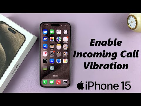 How To Turn On Vibration For Incoming Calls On iPhone 15 / iPhone 15 Pro