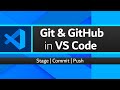 Using Git GitHub In VSCode Stage Commit And Push