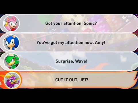 Sonic Racing: CrossWorlds  - Character's Race Interactions