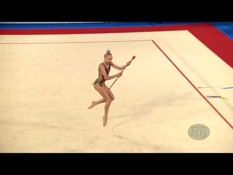 MAKHOSHVILI Elizaveta (GEO) - 2019 Rhythmic Junior Worlds, Moscow (RUS) - Qualifications Clubs