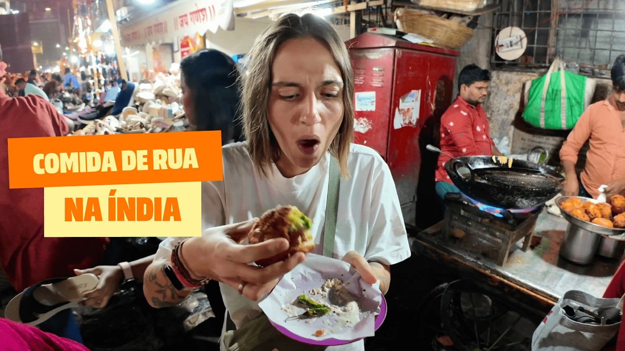 Sobrevivi a 2 MESES de COMIDA DE RUA na ÍNDIA