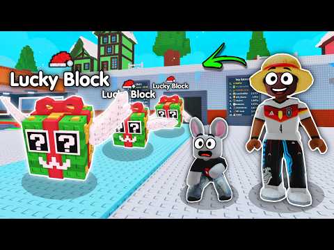 ABRI 100 LUCKY BLOCKS NATALINAS no ROUBE O BRAINROT! (COM SORTE INFINITA)