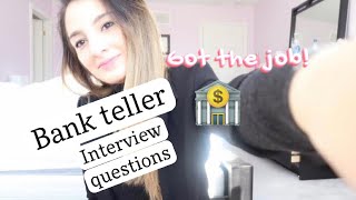 BANK TELLER INTERVIEW QUESTIONS | TIPS!