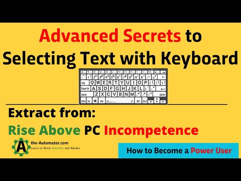 😲Advanced Tips on Selecting Text with the Keyboard⌨️ (Course Extract)