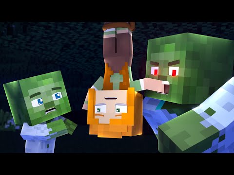 ZomBo - Zombie is being friendly or bloodthirsty | The minecraft life | Minecraft animation