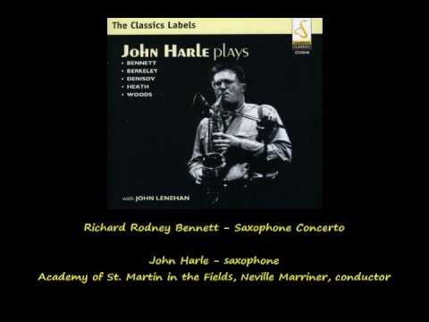 Richard Rodney Bennett - Saxophone concerto, 1st & 2nd movements (1/2)